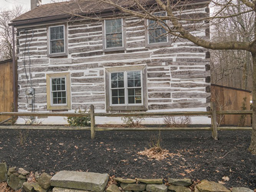 photo of rustic historic home