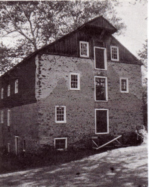 Exterior of the c1735 Kenderdine Mill