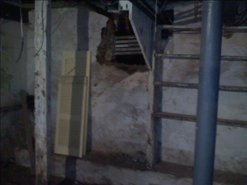 photo of basement Ghost winder stairs