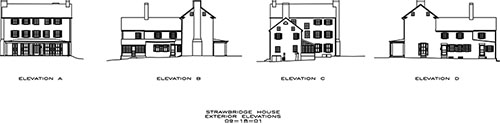 Penrose Strawbridge House Elevations