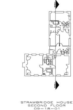 Penrose Strawbridge House 2nd Floor plan